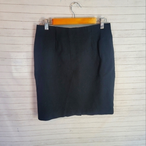 J.JILL BLACK POINTE PENCIL SKIRT, SZ XS - Picture 1 of 7